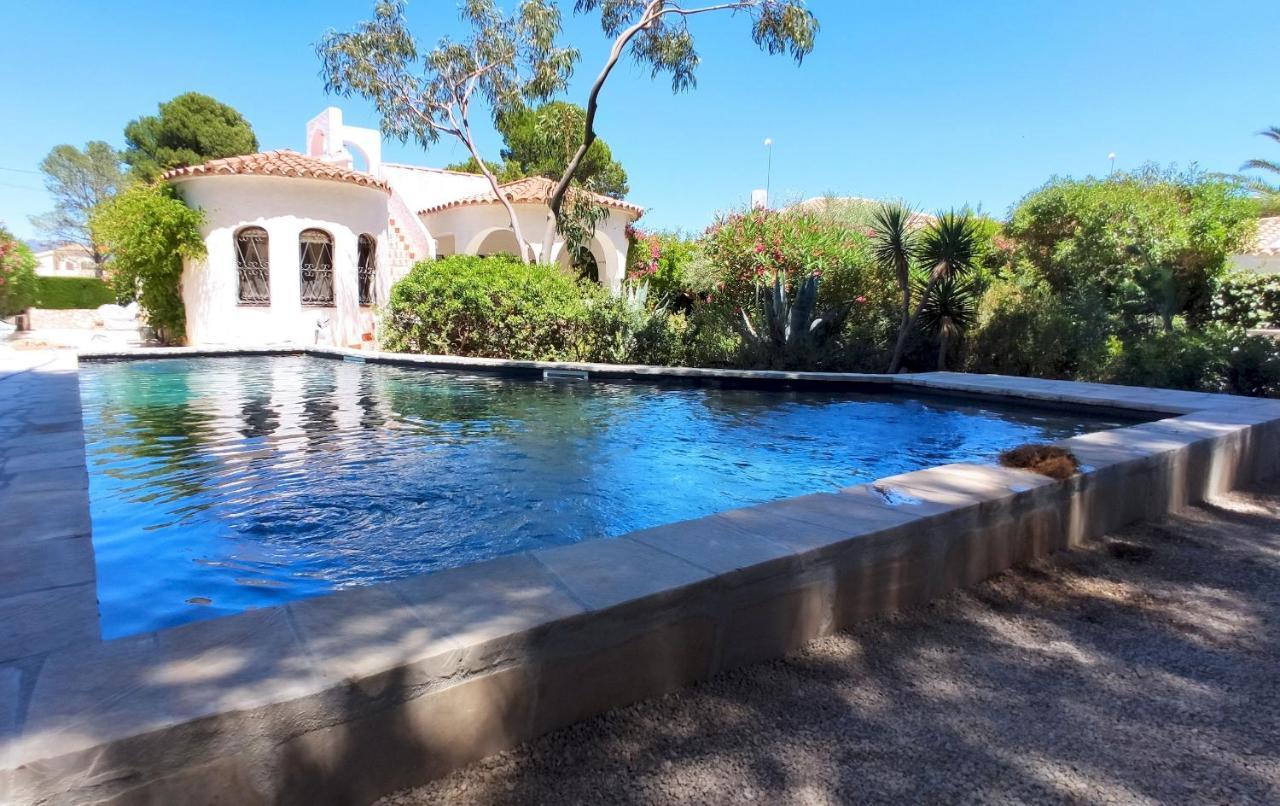 Villa Dos Calas - Bonita Villa De Estilo Rustico Y Piscina De Agua Salada L'Ametlla de Mar Dış mekan fotoğraf