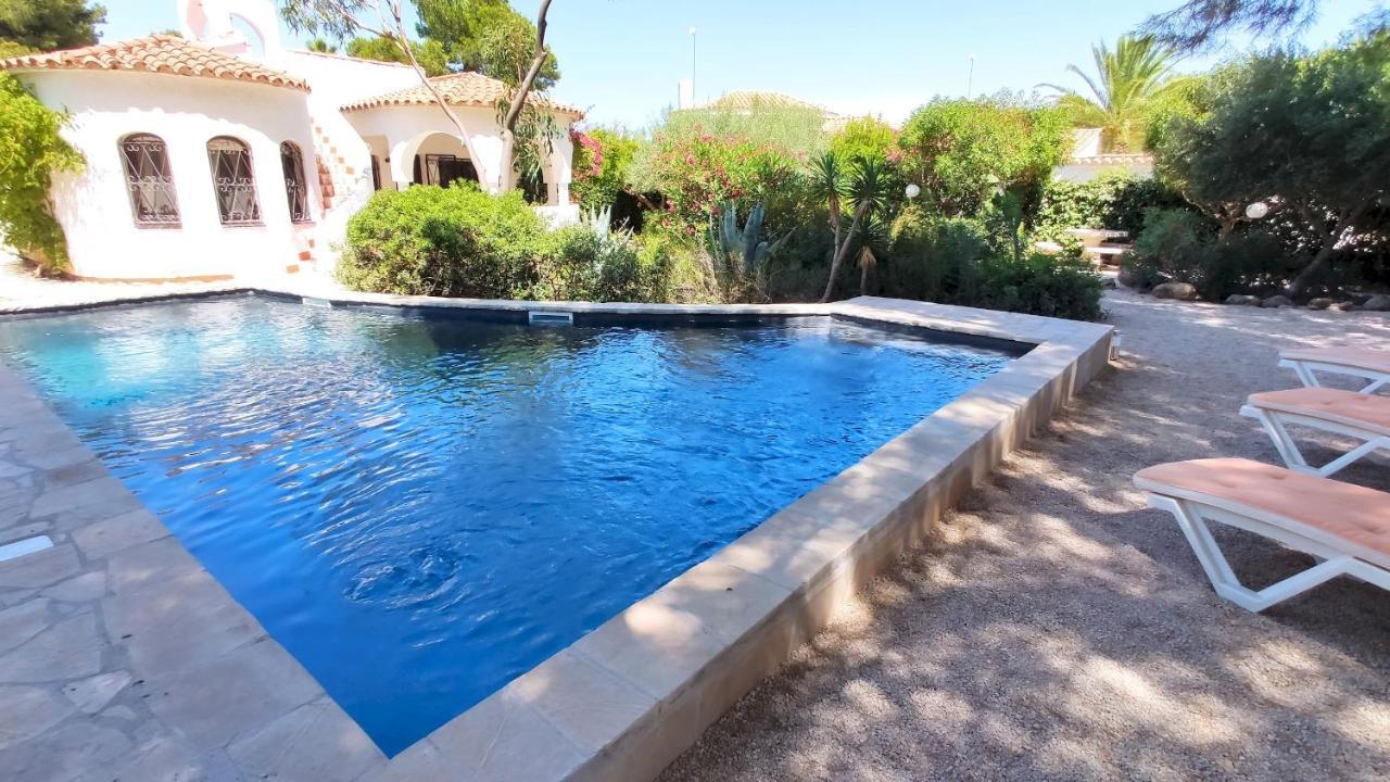 Villa Dos Calas - Bonita Villa De Estilo Rustico Y Piscina De Agua Salada L'Ametlla de Mar Dış mekan fotoğraf