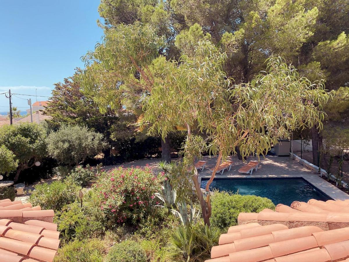 Villa Dos Calas - Bonita Villa De Estilo Rustico Y Piscina De Agua Salada L'Ametlla de Mar Dış mekan fotoğraf