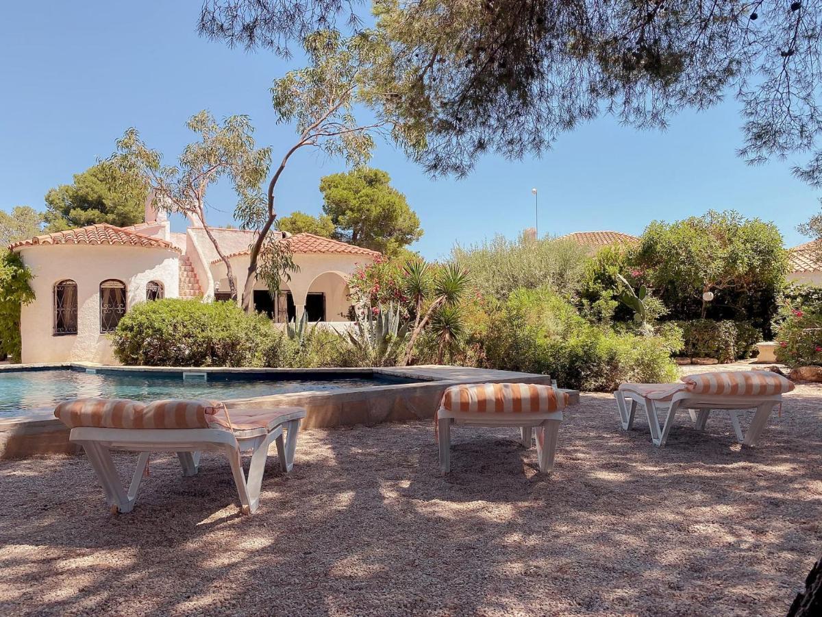 Villa Dos Calas - Bonita Villa De Estilo Rustico Y Piscina De Agua Salada L'Ametlla de Mar Dış mekan fotoğraf