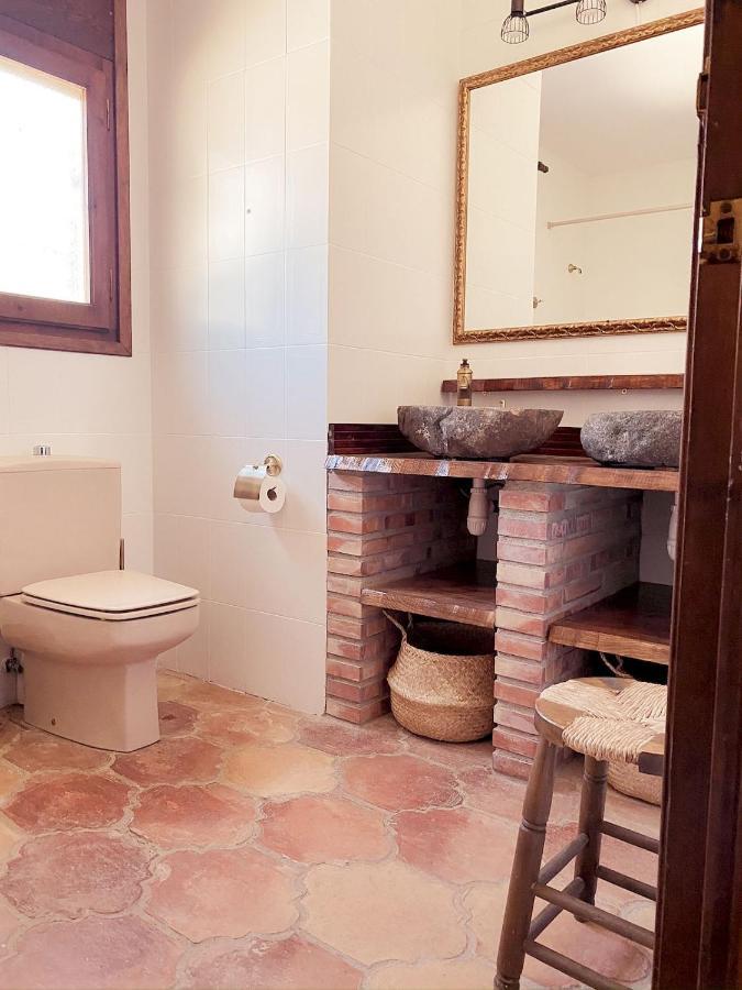 Villa Dos Calas - Bonita Villa De Estilo Rustico Y Piscina De Agua Salada L'Ametlla de Mar Dış mekan fotoğraf