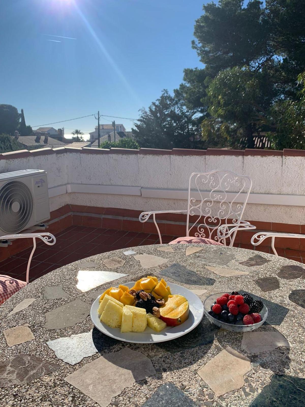 Villa Dos Calas - Bonita Villa De Estilo Rustico Y Piscina De Agua Salada L'Ametlla de Mar Dış mekan fotoğraf
