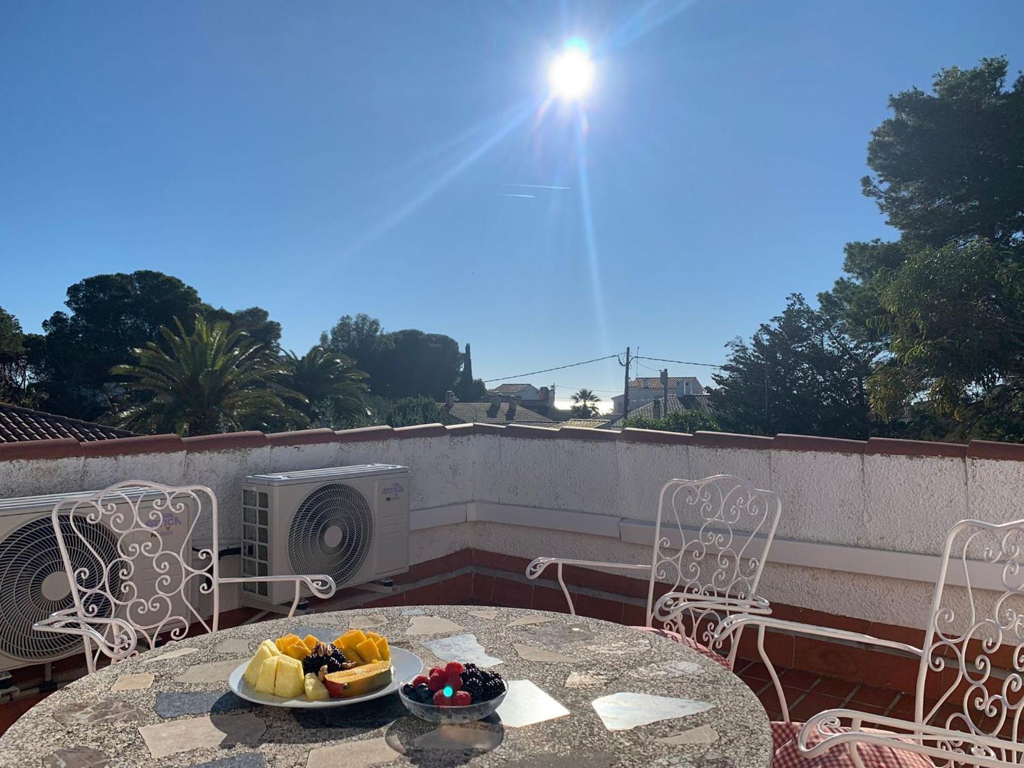 Villa Dos Calas - Bonita Villa De Estilo Rustico Y Piscina De Agua Salada L'Ametlla de Mar Dış mekan fotoğraf