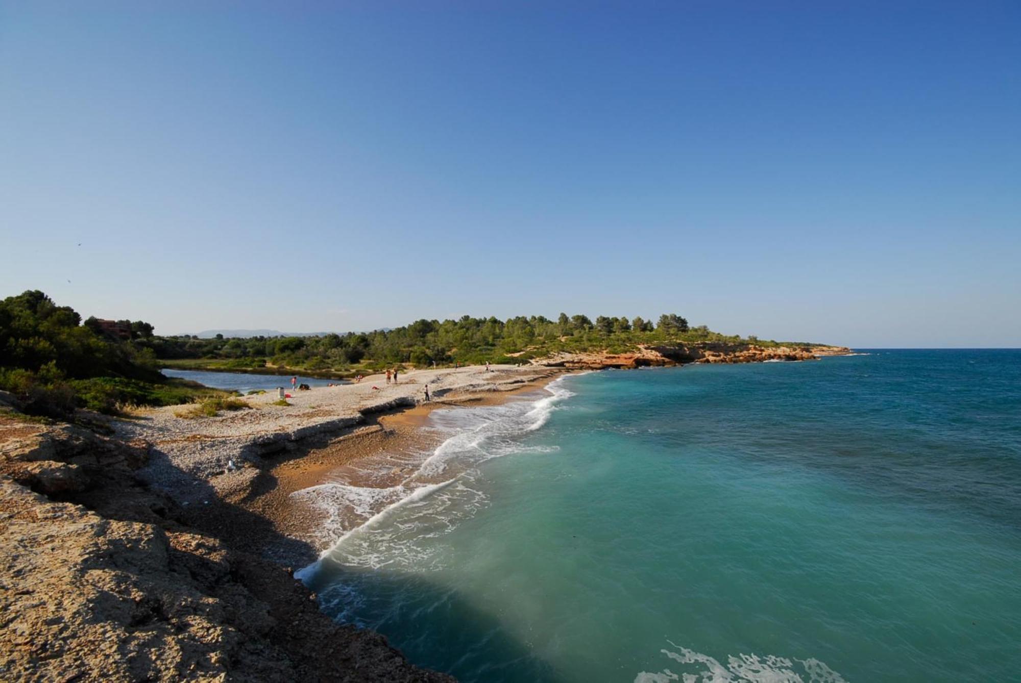 Villa Dos Calas - Bonita Villa De Estilo Rustico Y Piscina De Agua Salada L'Ametlla de Mar Dış mekan fotoğraf