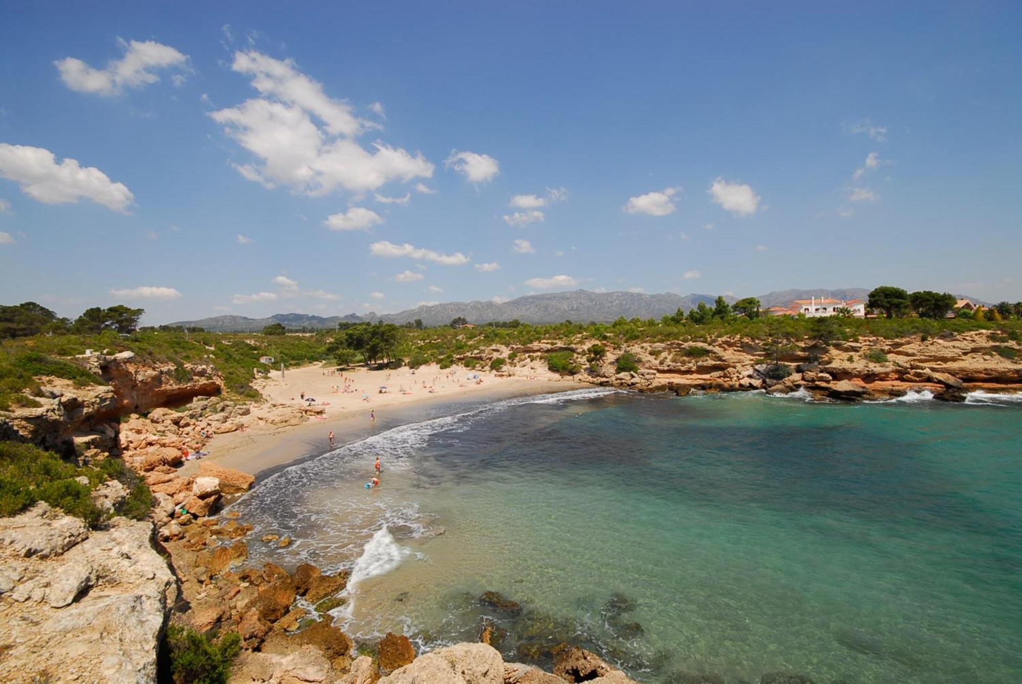 Villa Dos Calas - Bonita Villa De Estilo Rustico Y Piscina De Agua Salada L'Ametlla de Mar Dış mekan fotoğraf