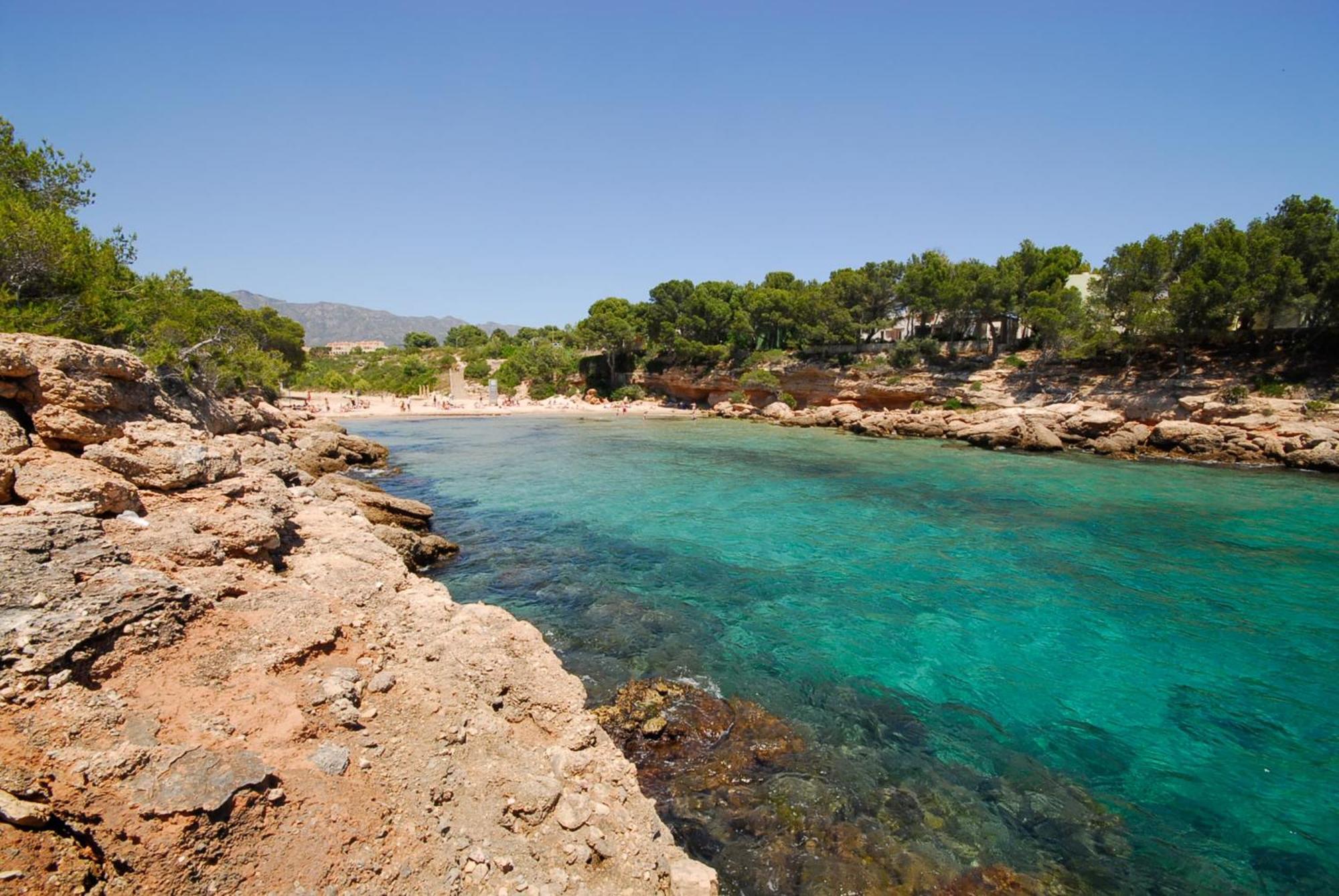 Villa Dos Calas - Bonita Villa De Estilo Rustico Y Piscina De Agua Salada L'Ametlla de Mar Dış mekan fotoğraf