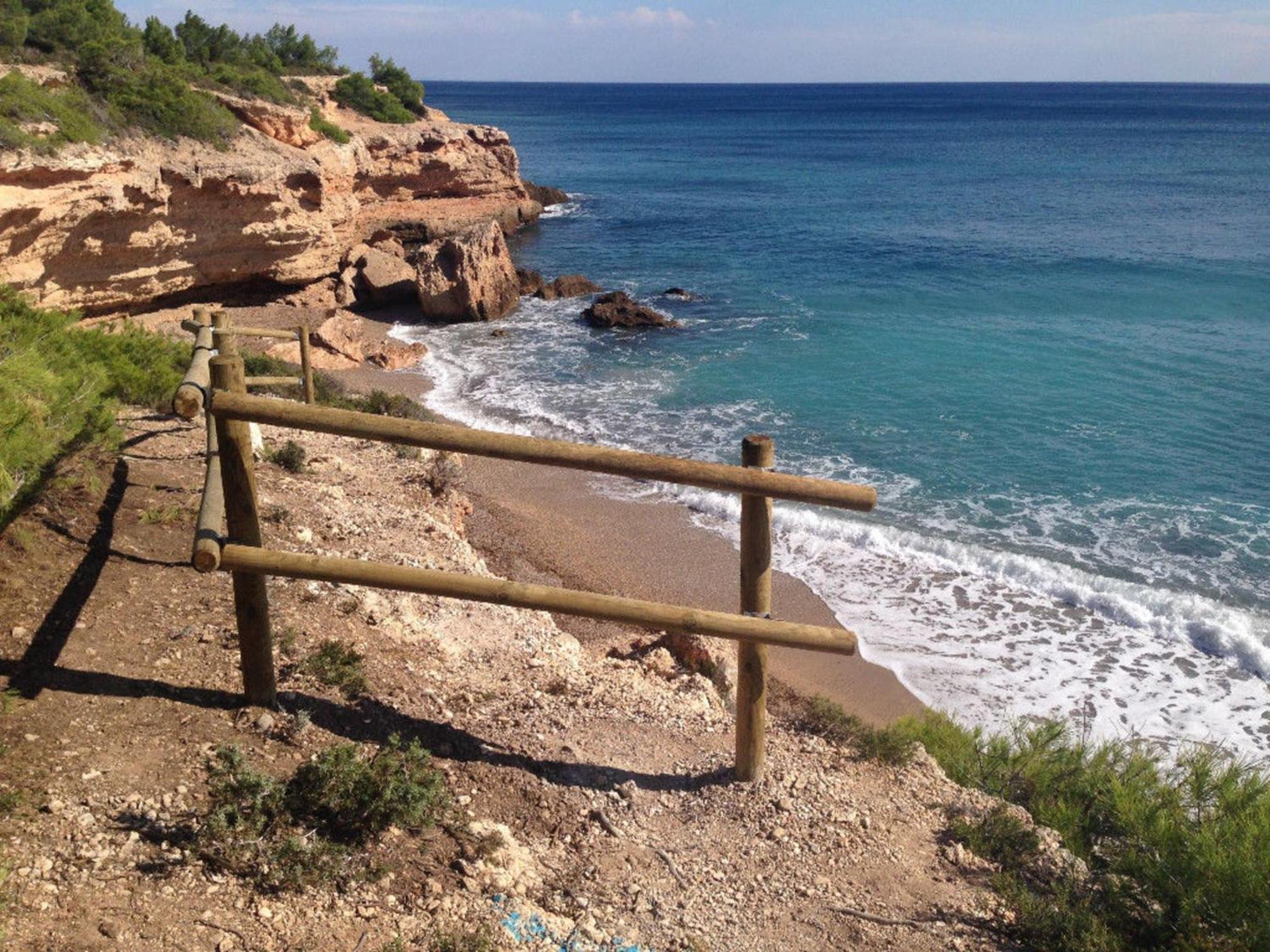 Villa Dos Calas - Bonita Villa De Estilo Rustico Y Piscina De Agua Salada L'Ametlla de Mar Dış mekan fotoğraf